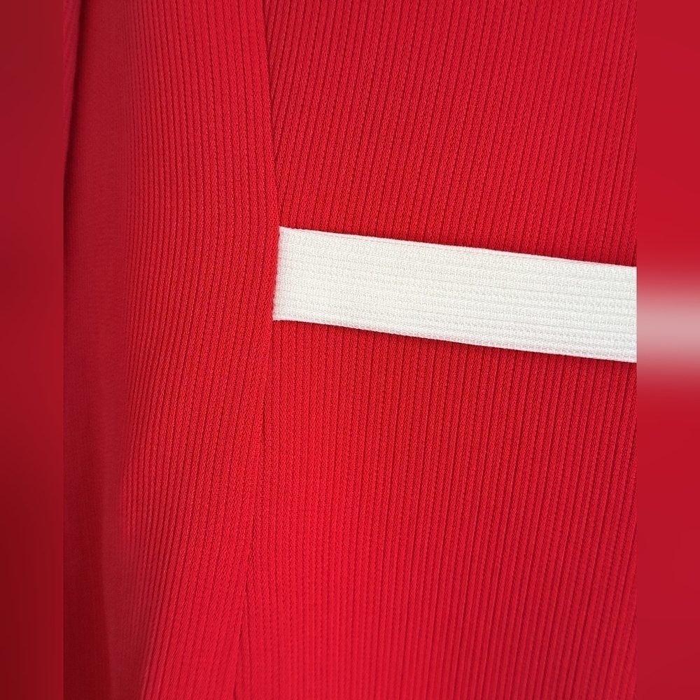 EUC Vintage Deadstock Garfield And Mark Red & White Trim Blazer & Skirt Size 4 - Picture 9 of 13